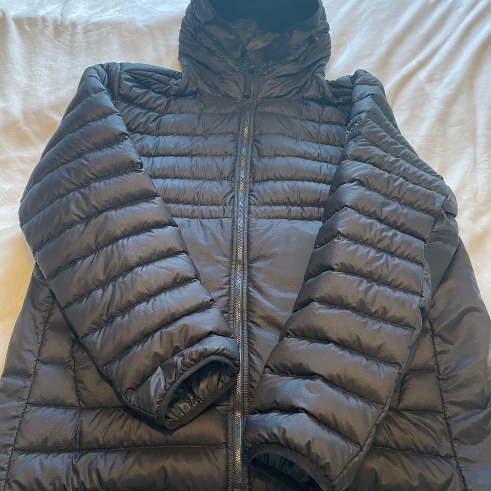 Authentic Stone island nylon down jacket